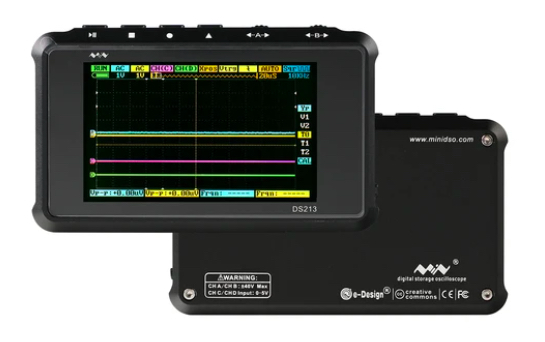 DSO213 4通道手持式微型数字示波器